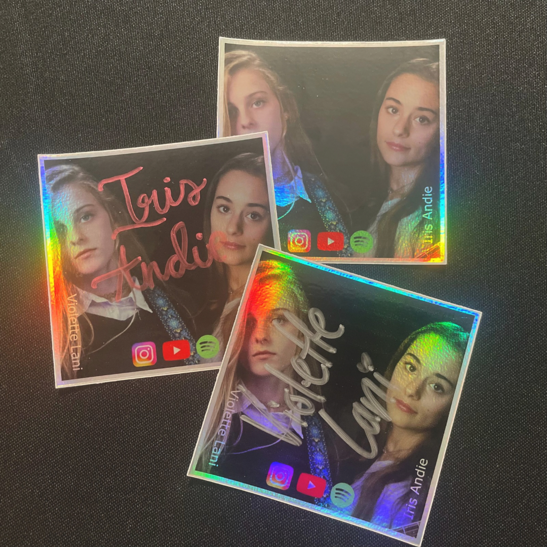 Iridescent Violette Lani & Iris Andie Stickers (Limited Edition)