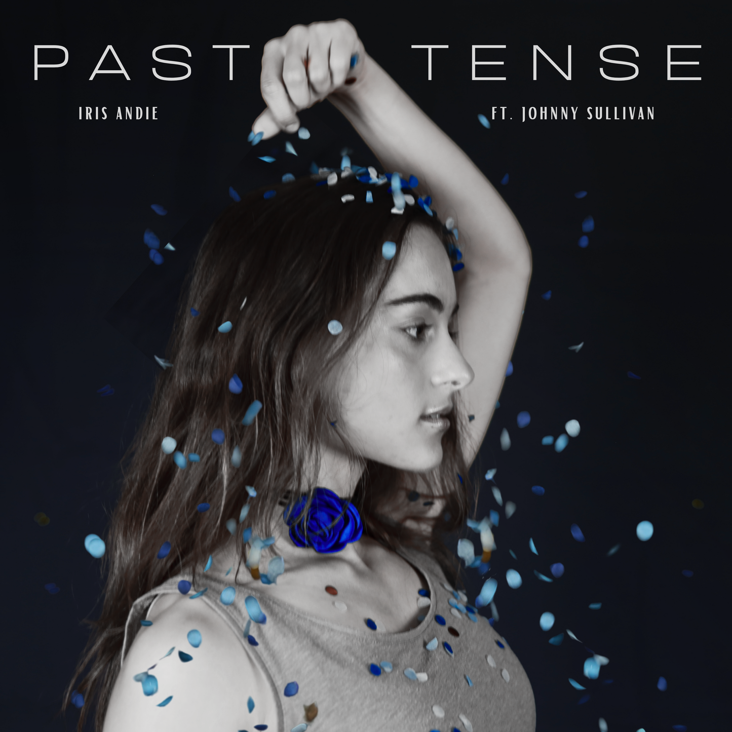 Autographed "Past Tense" sticker by Iris Andie and Johnny Sullivan
