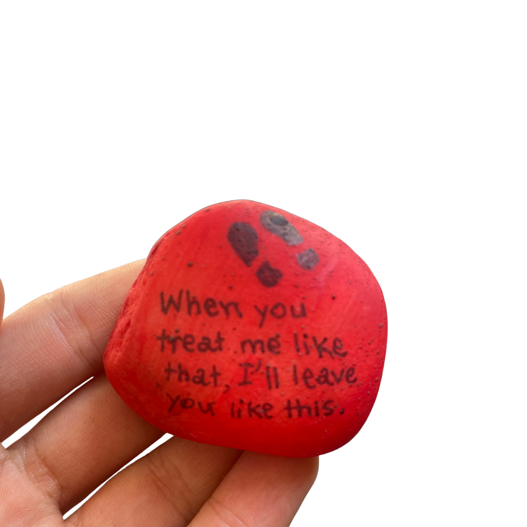 Hand-Painted Stone