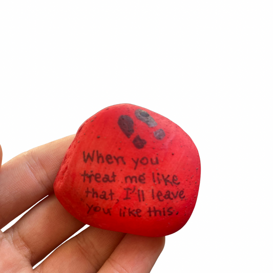 Hand-Painted Stone